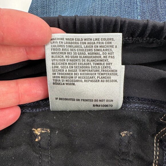 Citizens of Humanity Maternity Belly Panel Bootcut Stretch Denim 28 Pull On Jean - Picture 6 of 7